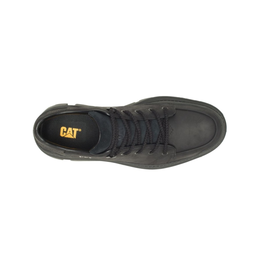 Caterpillar Black Hardware Lo Pantof
