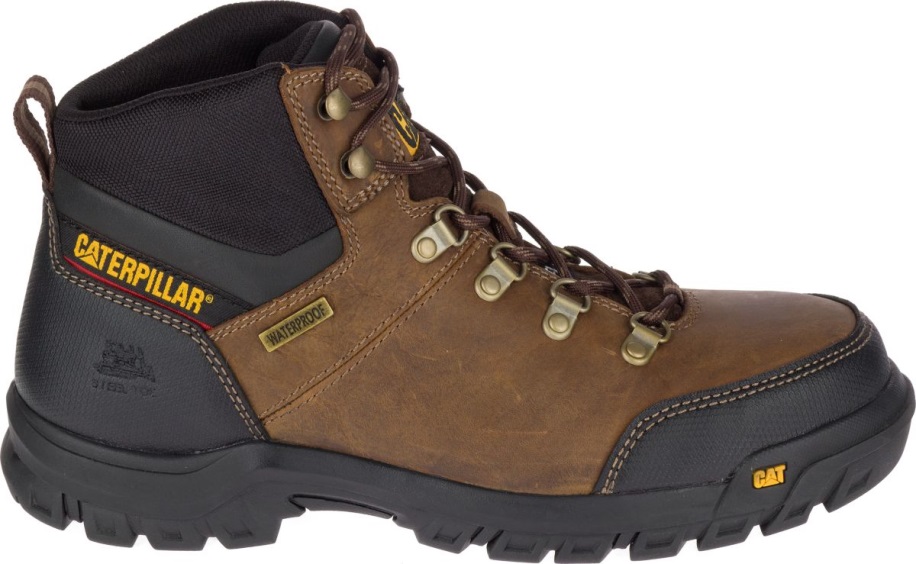 Caterpillar Framework S3 Wr Hro Sra Oțel Toe Work Boot Seal Maro