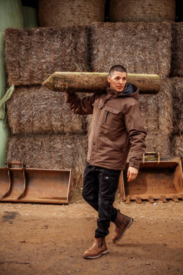 Bej închis Pelton Vârf De Oțel S1p Hro Sra Cizme De Lucru Caterpillar