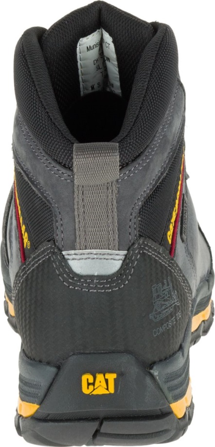 Cizme De Lucru Munising 6 Inchi Rezistente La Apă Din Compozit S3 Hro Sra Caterpillar Dark Shadow